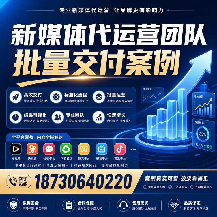 双鸭山代运营公司多客户账号批量高效交付案例